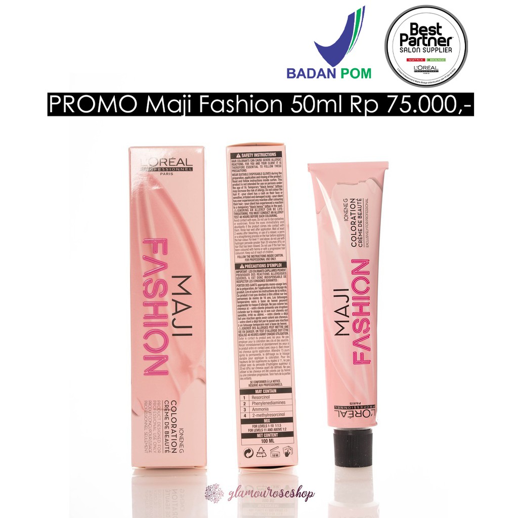 ❣️ Promo Loreal Cat Rambut ❣️ L'oreal Majifashion Maji Cover Majirel 50ml Pewarna rambut Pastel