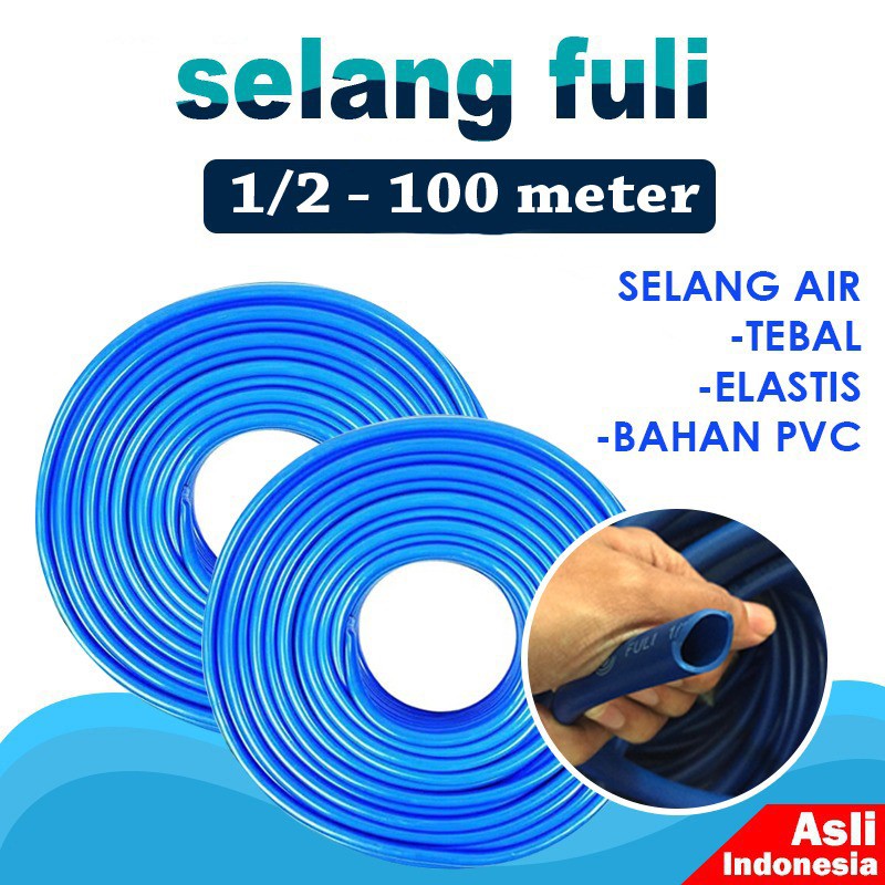 SELANG AIR ELASTIS 100 METER / SELANG AIR ½” ELASTIS TEBAL / SELANG TAMAN / SELANG CUCI MOTOR