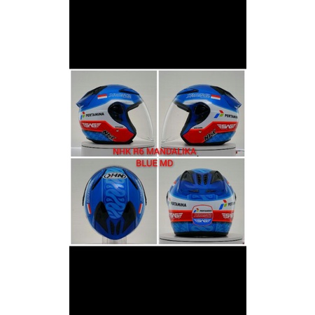 HELM NHK X MANDALIKA RACINH R6 SINGLE VISOR