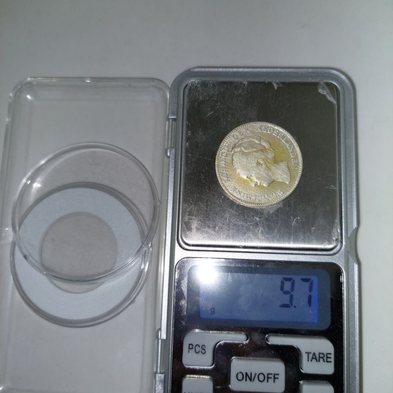 KOIN KUNO ASLI 1 GULDEN WILHELMINA PLUS KAPSUL KOIN