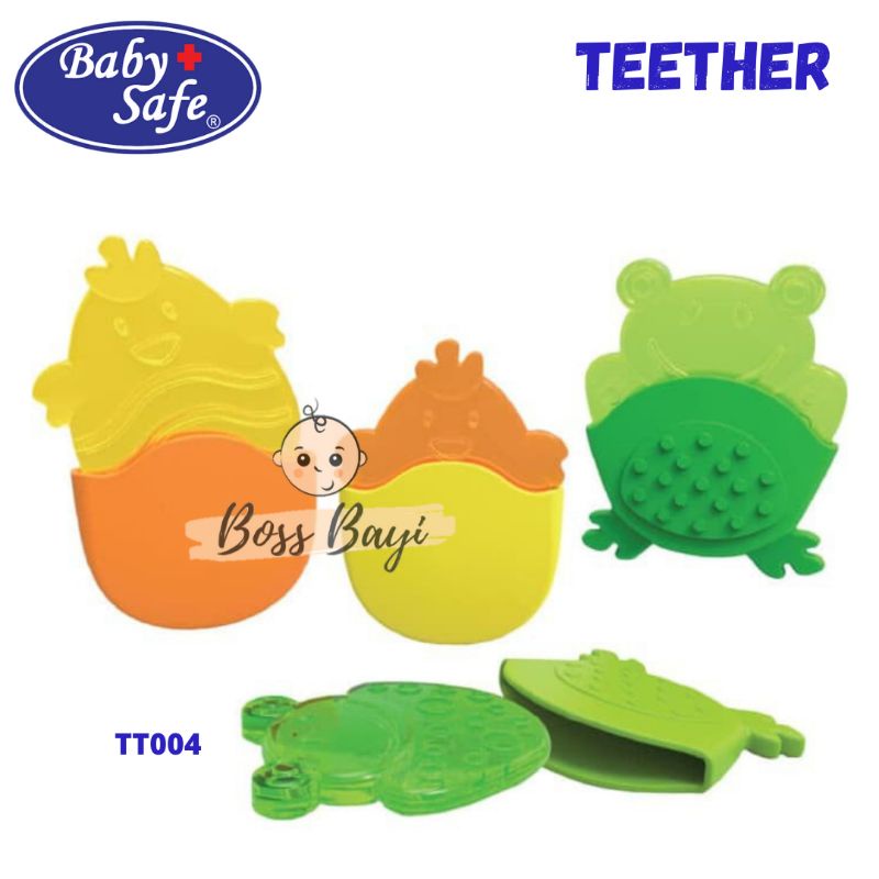 BABY SAFE - Cooling Teether / Mainan Gigitan Bayi TT001 TT002 TT003 TT004 T005 TT011