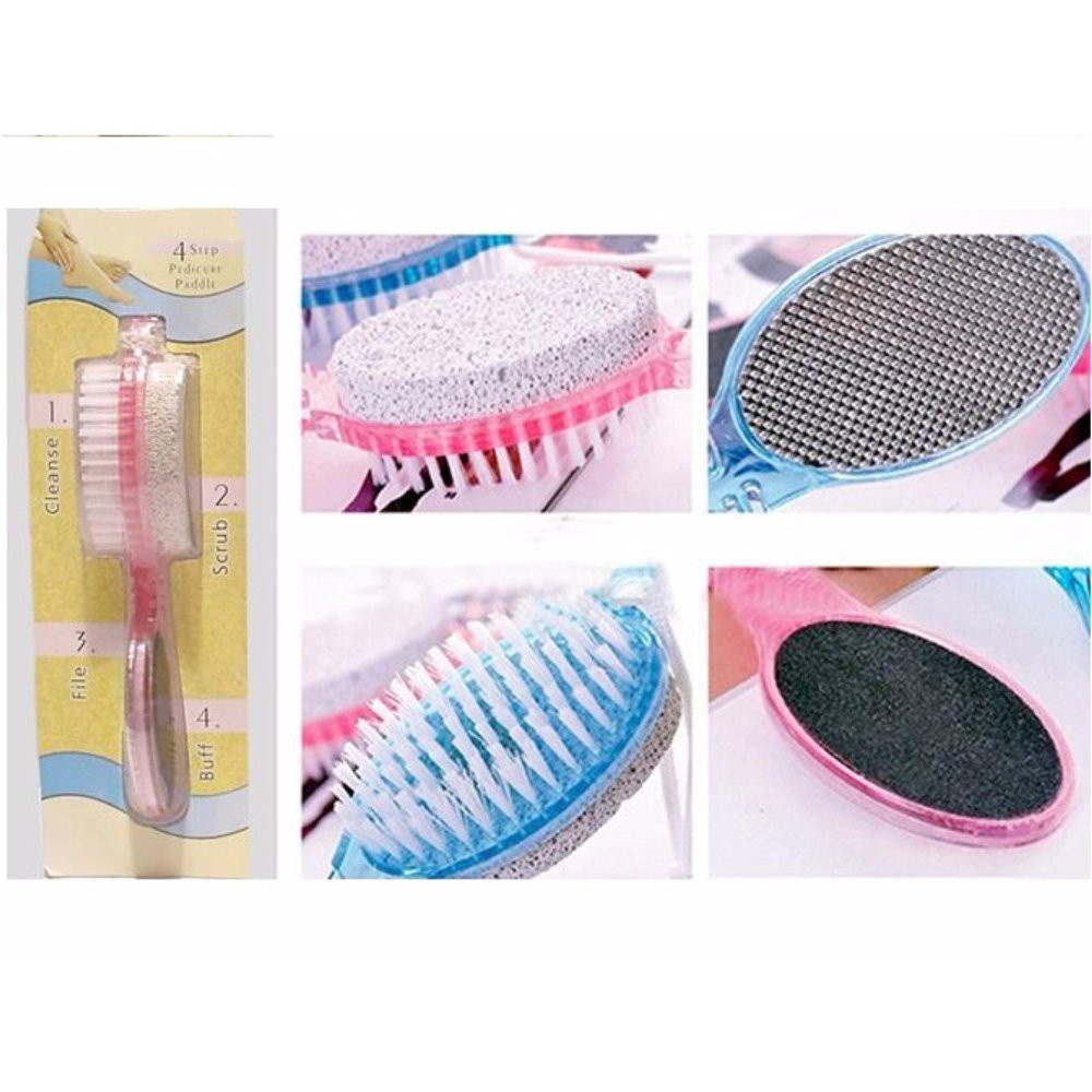 ALAT PEMBERSIH KAKI 4 IN 1 IMPORT BAHAN BAGUS FOOT BRUSH GOSOK SIKAT KAKI PEDICURE BATU APUNG