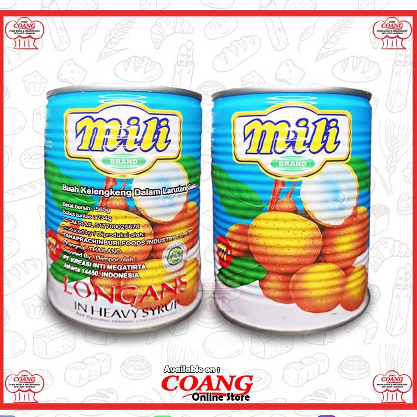 

MILI LONGANS 565 GR - BUAH KELENGKENG KALENG - HALAL