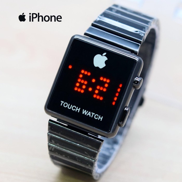 Jam Tangan Iphone Led Touch Ukuran Ladies cewek