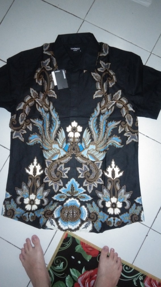 Maginot Kemeja Batik Pria Vikrama-ss Lengan Pendek