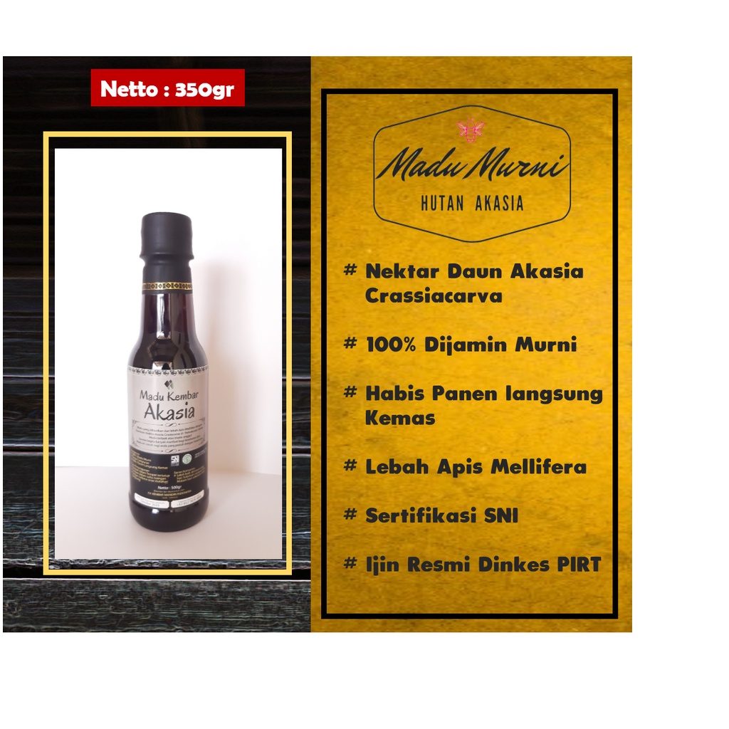 

Madu Asli Madu Murni Madu Hutan Nektar Akasia Madu Jambi Original 350gr