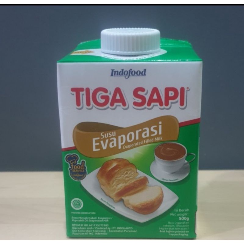 

Susu Evaporasi 3 Sapi 500 Ml