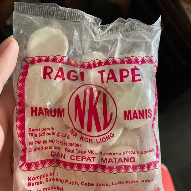 ragi tape NKL