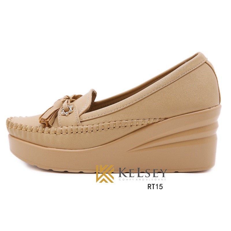 (GRATIS ALAS KAKI) RESTOCK!!  NICOLE SEPATU WEDGES WANITA IMPORT SEPATU KERJA WANITA RT15