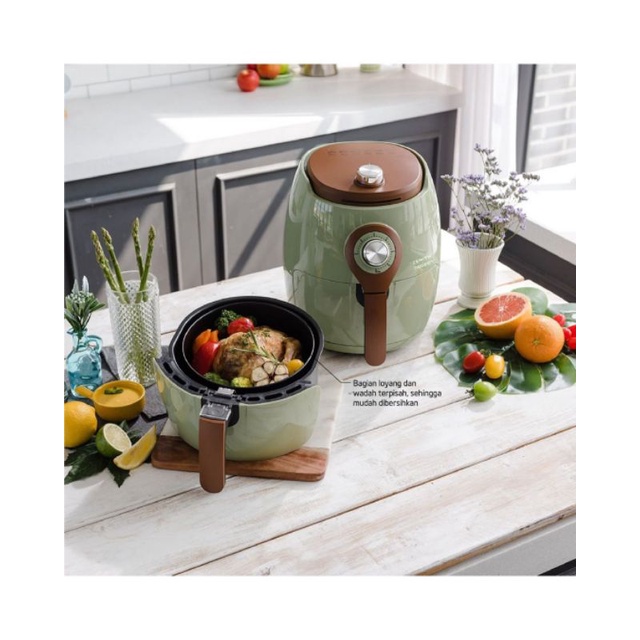Air Fryer 3.2L Zenith Masak Tanpa Minyak Sehat