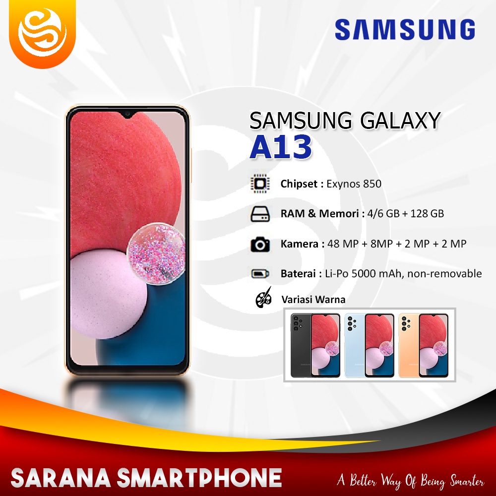 Samsung Galaxy A13 [6/128] Garansi Resmi