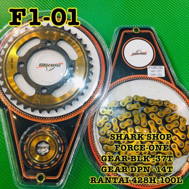 Gear set YAMAHA F1ZR-F1Z-Force 1-Force one