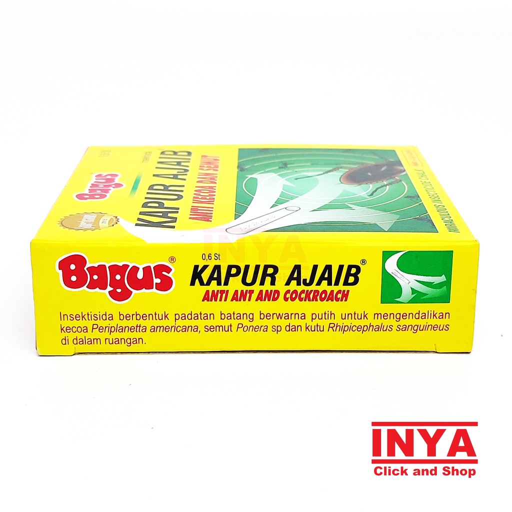 KAPUR AJAIB BAGUS ANTI KECOA DAN SEMUT BOX 12pcs x 3.5gr