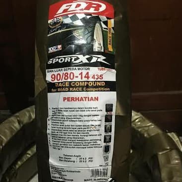 Ban FDR 90/80-14 SPORT XR SOFT COMPOUND TUBELESS