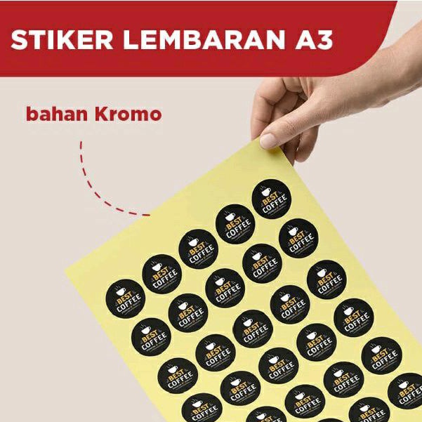 

Sticker Cromo Free Cutting/tanpa Cutting