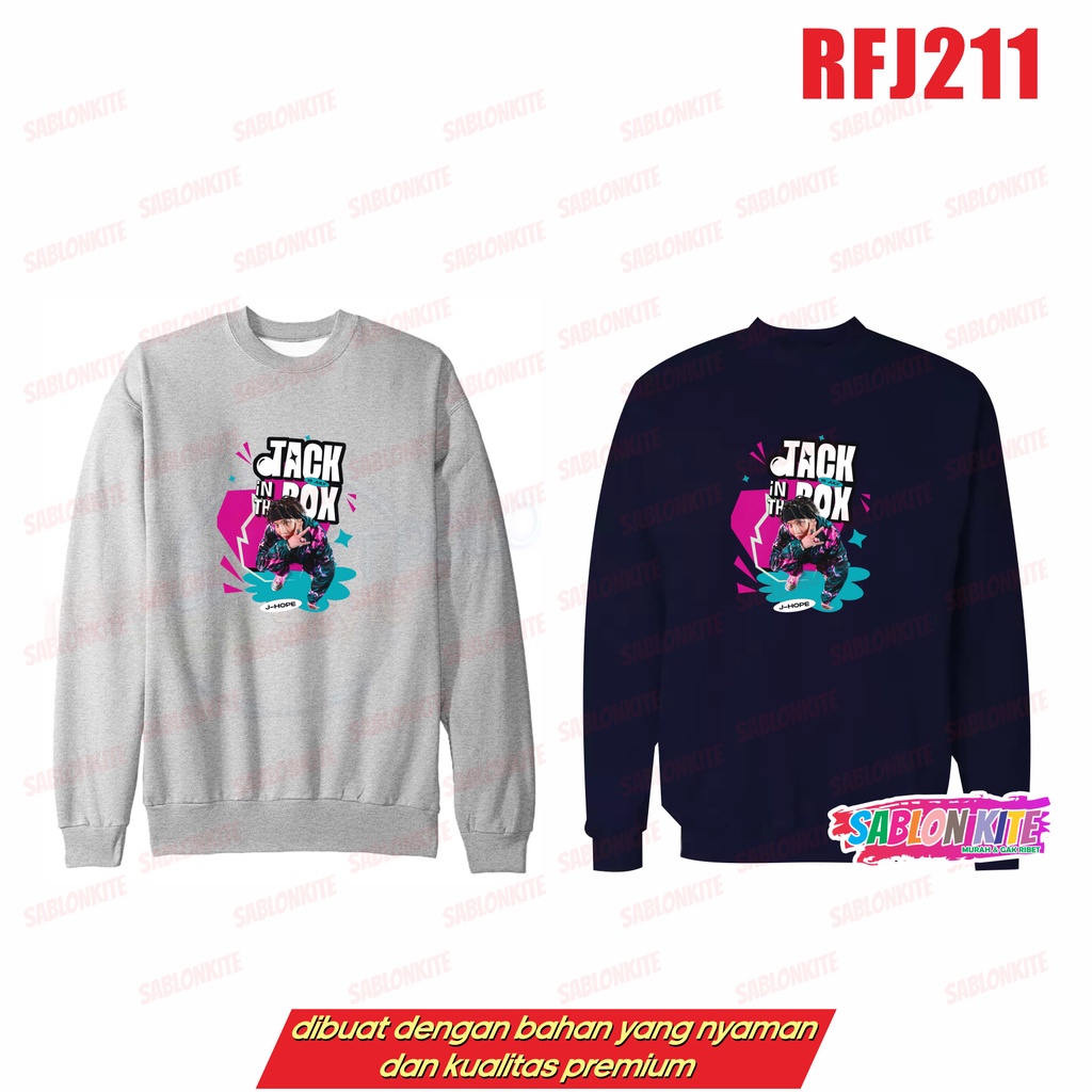 MURAH!!! HOODIE KPOP JHOPE RFJ211 JACK IN THE BOX JK RM V JIN