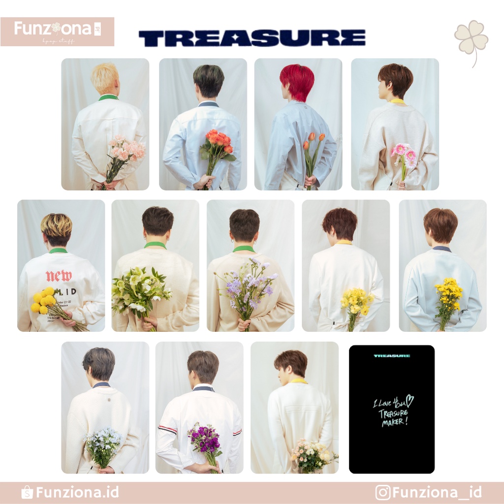 TREASURE PHOTOCARD UNOFFICIAL BLOOMING TREASURE | BLOOMING TREASURE PC