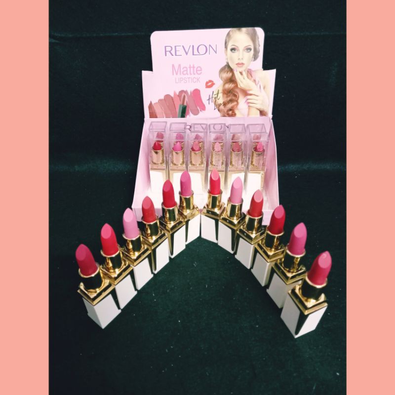 PROMO PER12PCS!!!LIPSTIK MATTE REVLON ZG-8920/OH-1538/ZG-7134