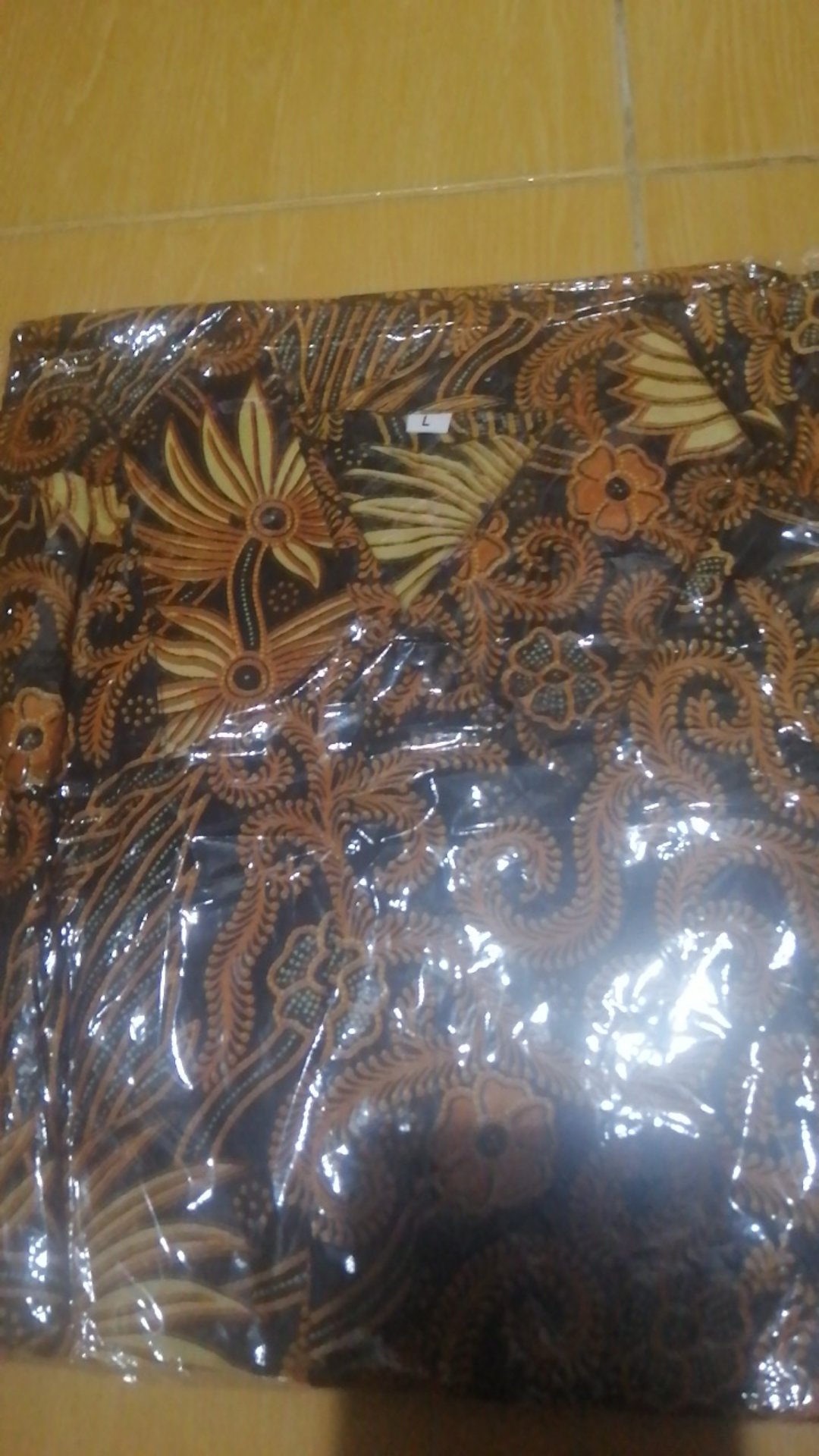 Bswart Batik Hrb026 Kenongo Hem Pendek Padi Pekalongan M L Xl Batik Pria Murah Modern Grosir