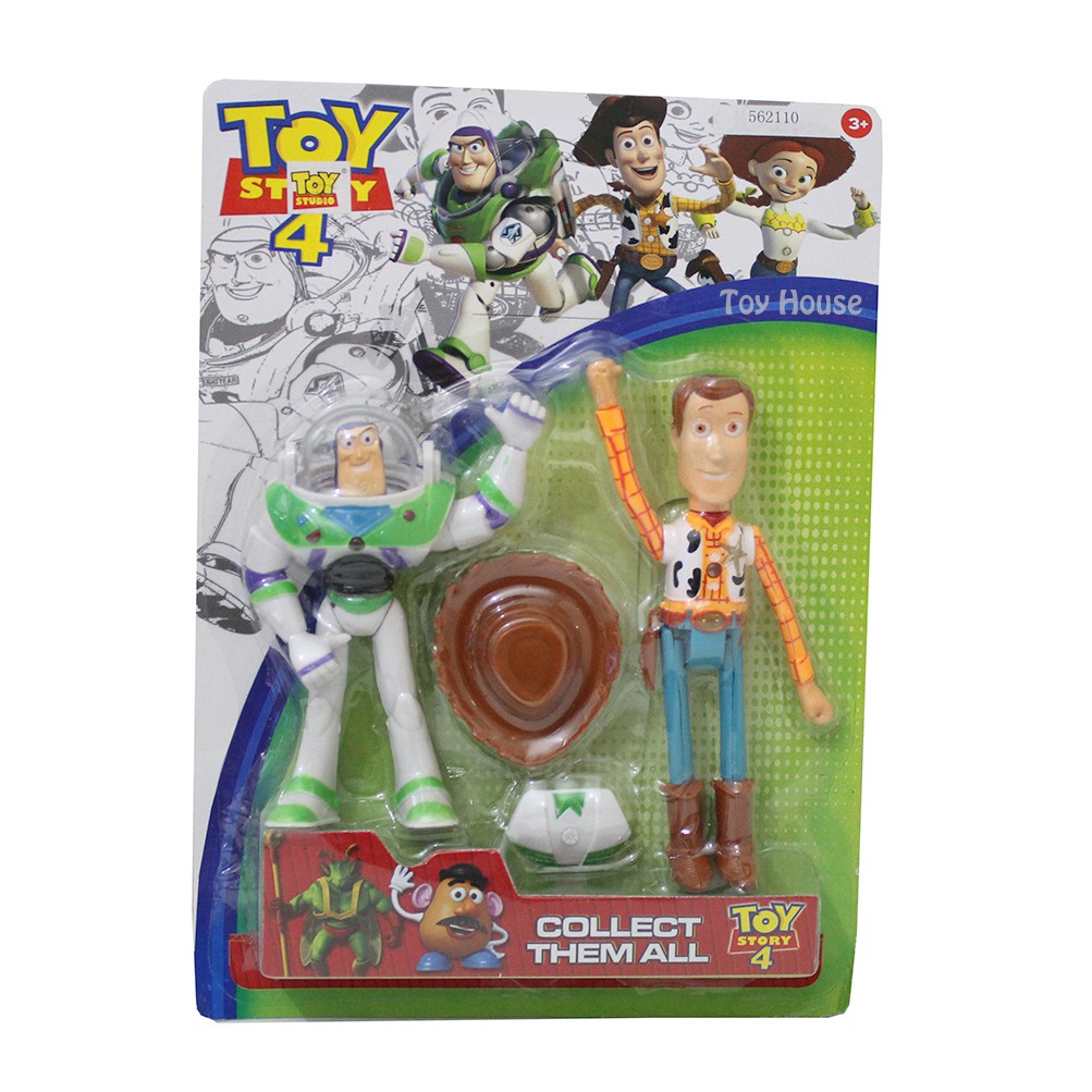 MAINAN ANAK TOY STORY 4 BUZZ AND WOODY SET 2 PCS