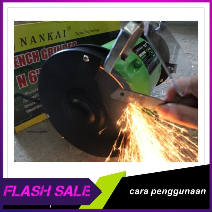 Nankai Mesin Gerinda   Gurinda Duduk   Bench Grinder 6
