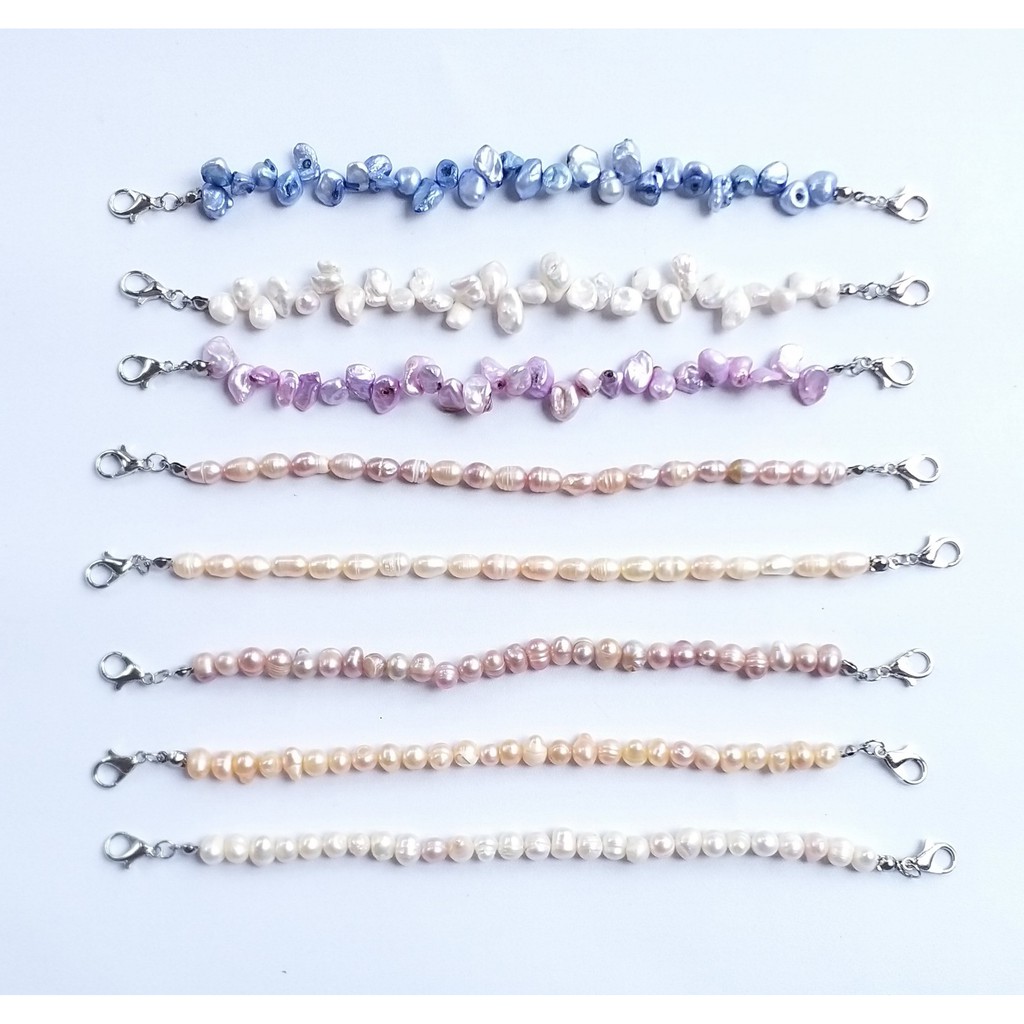 Konektor Mutiara - Mutiara Air Tawar - Mask Connector - Pengait Masker - Konektor Mutiara Air Tawar