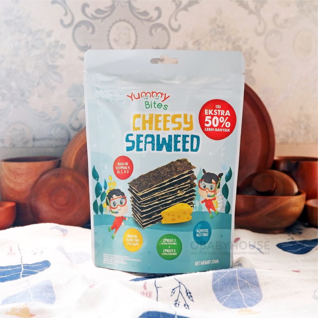 Yummy Bites Cheesy Seaweed 30 gr