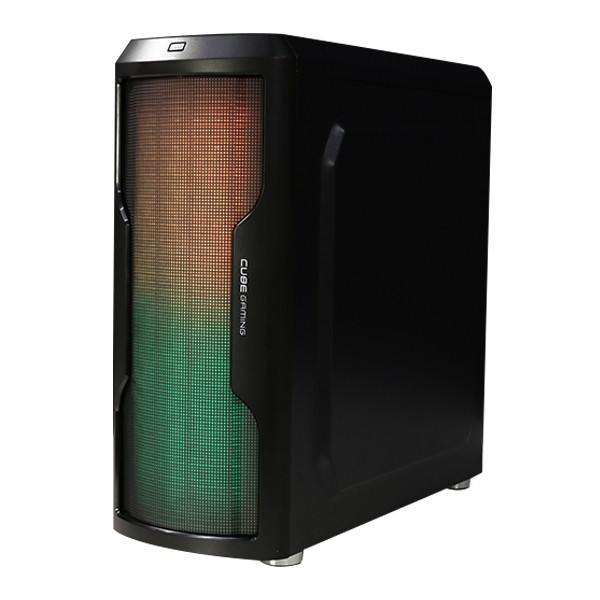 CUBE GAMING VATTENFAL - Full Acrylic Window - Rainbow Front Panel