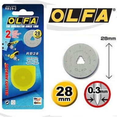

OLFA Pisau Refill Blade RB28-10 Untuk Rotary Cutter RTY 1 C
