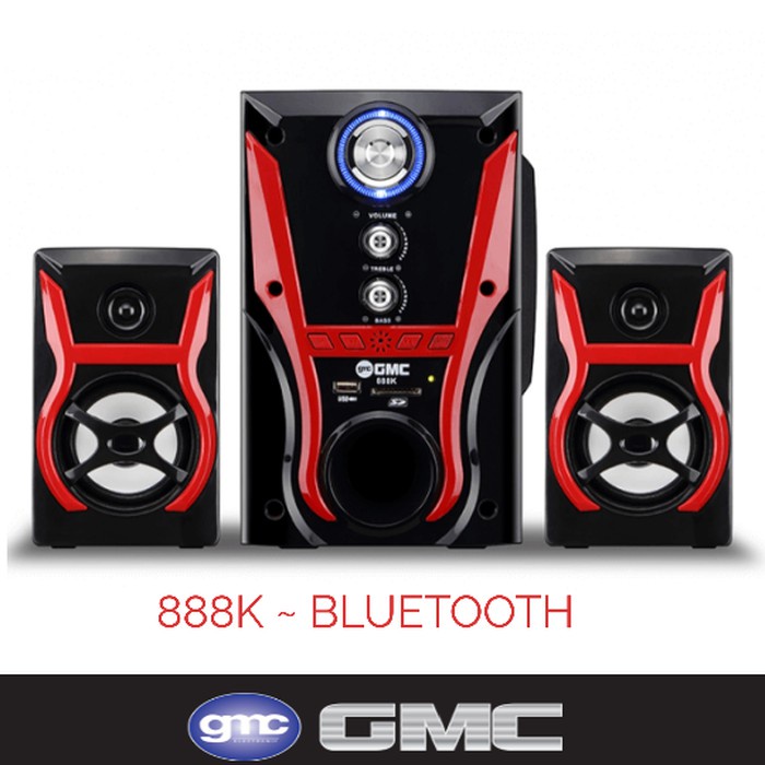 GMC 888L BT Speaker Multimedia Bluetooth FM RADIO USB