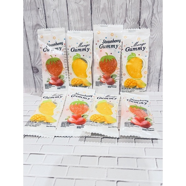 

PERMEN JELLY MANGO / STRAWBERRY GUMMY
