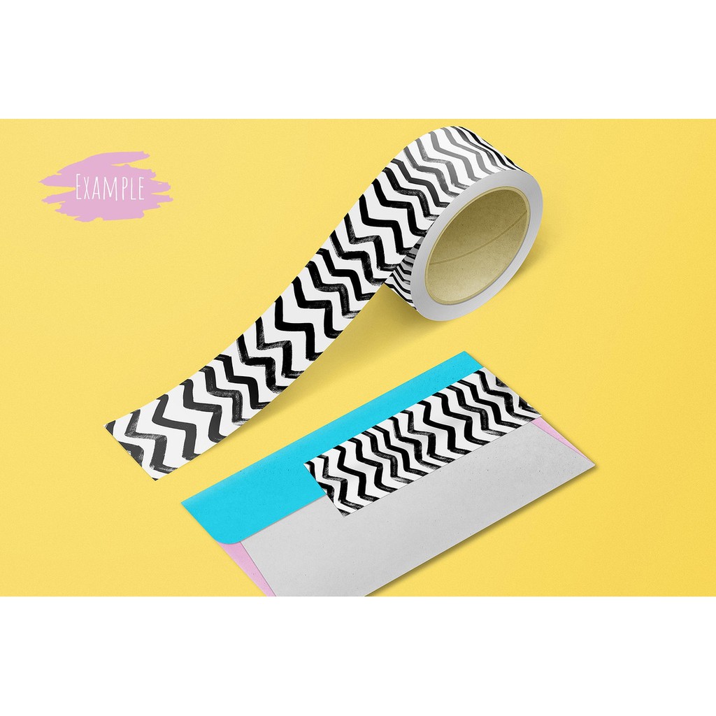 Tape and envelope mockup - Kind Illustration - Adobe Photoshop