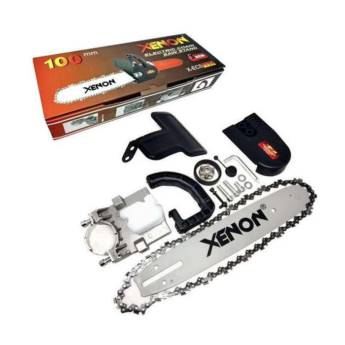 XENON ADAPTOR MINI CHAINSAW MESIN GERINDA CHAIN SAW STAND