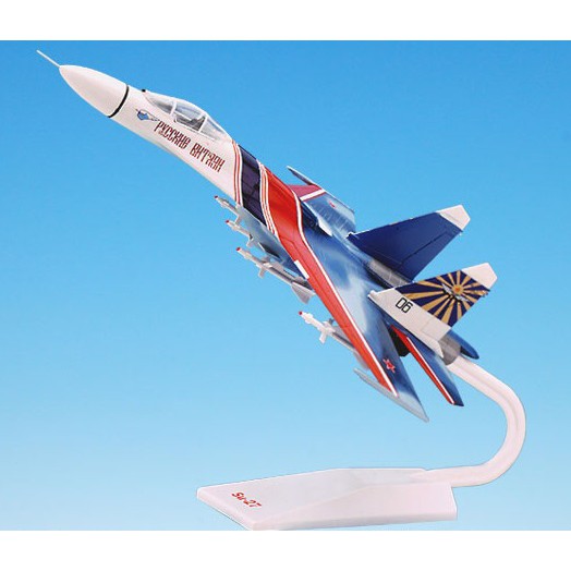 Diecast Pesawat Long Prosper 1/72 Sukhoi SU-27 "Russian Knights"