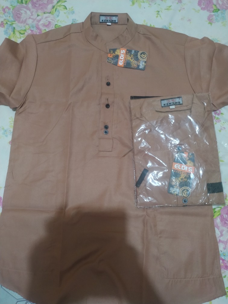 Kurta Muslim Koko Lebaran Batik Kampus