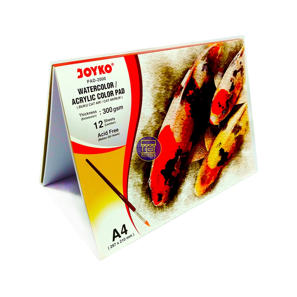 

BUKU GAMBAR CAT AKRILIC JOYKO TIPE PAD-2000 ACRYLIC BOOK [ PCS ]