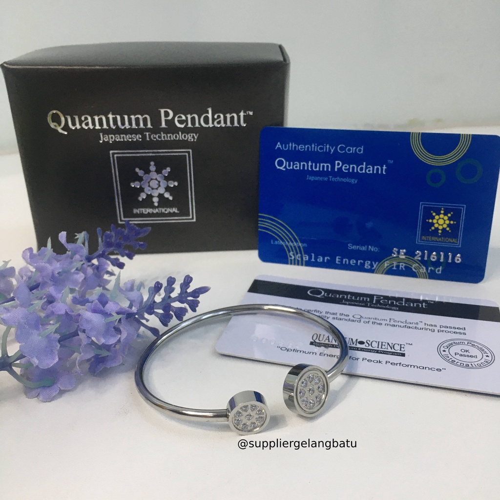 FLASH SALE Gelang Kesehatan Pria Wanita Energi Ion Negative quantum bulat mata