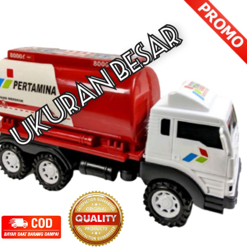 MAINAN MOBIL TRUK TANGKI MINYAK DAN AIR FRICTION GBK 3014 T
