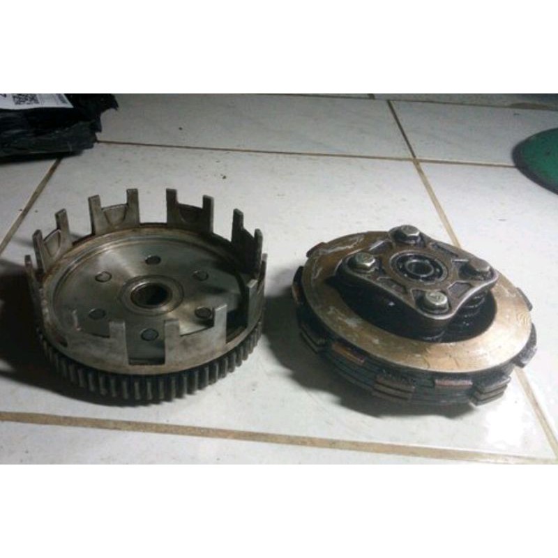 DRAF GEAR RUMAH KAMPAS KOPLING HONDA SUPRA ASTREA GRAND ORIGINAL LEPASAN MOTOR