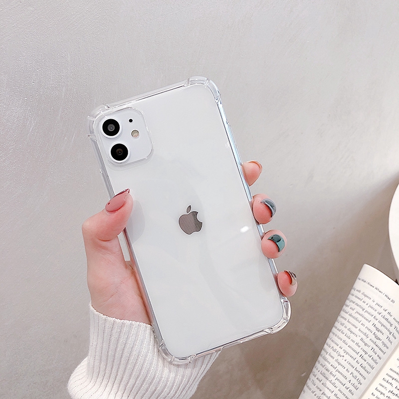 Case Kristal Bening Ultra Slim Tahan Banting Untuk Iphone 12promax 12 12pro X Xs Max Xr 6 6s 7 8 Plus Se 2020 12 Mini