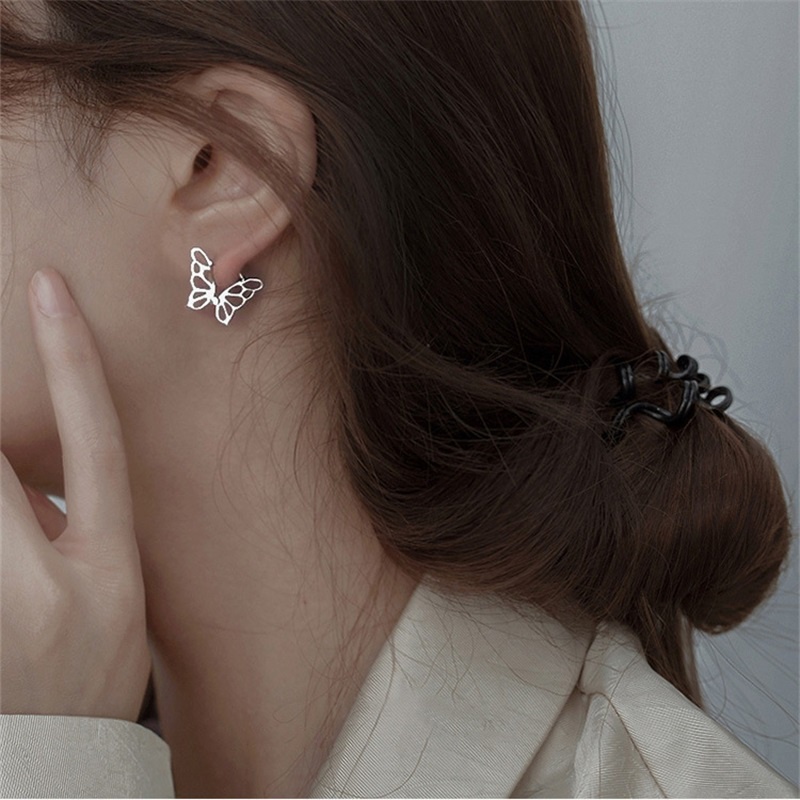 Anting Desain Kupu-Kupu Gaya Mori Simple