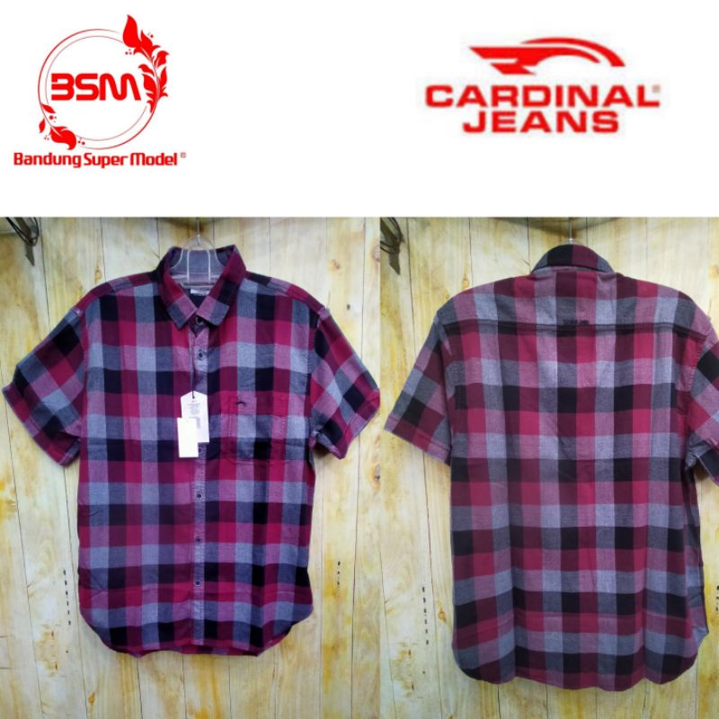 KEMEJA PENDEK CARDINAL JEANS