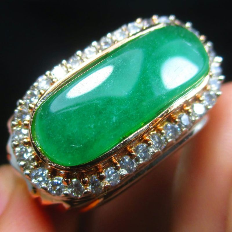 NATURAL CINCIN PRIA GIOK BURMA KRISTAL TERLARIS