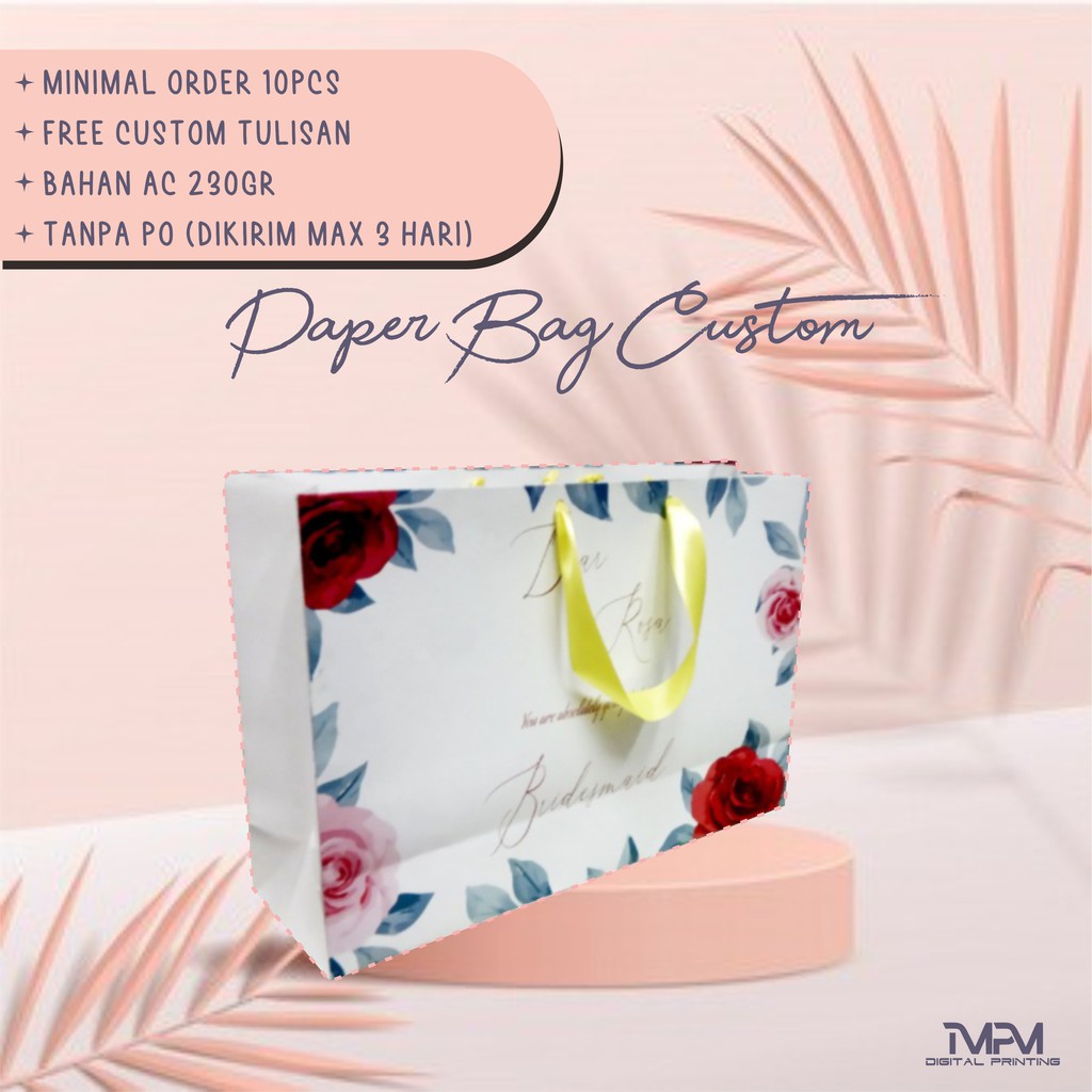 

PAPERBAG / TAS KERTAS Bridesmaid 36x10x24 (SIZE L)