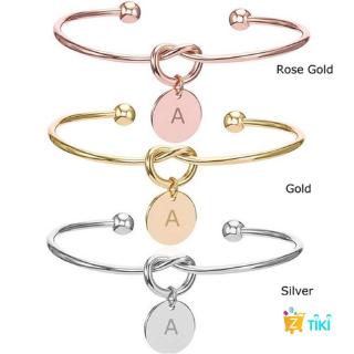  Gelang  Warna Emas  silver Dengan 26 Huruf  A1 Untuk Wanita 