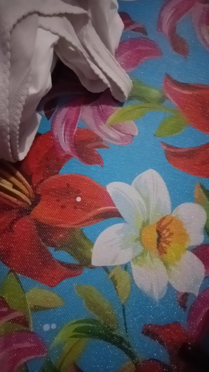 Batik Couple Keluarga Sania Ruffle Ori Ndoro Jowi Dnt Motif Blarak Biru