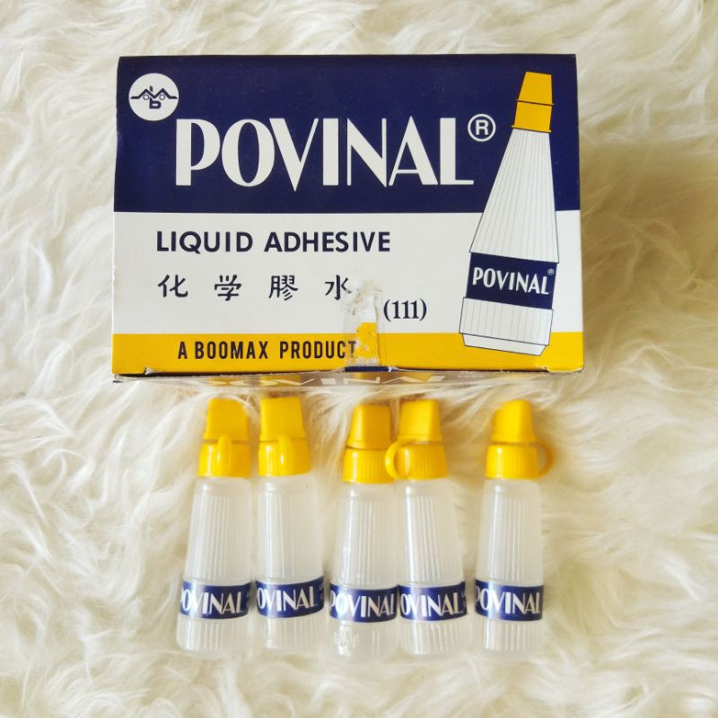 

Lem Kertas Povinal 111 KECIL 22ml / Lem Cair