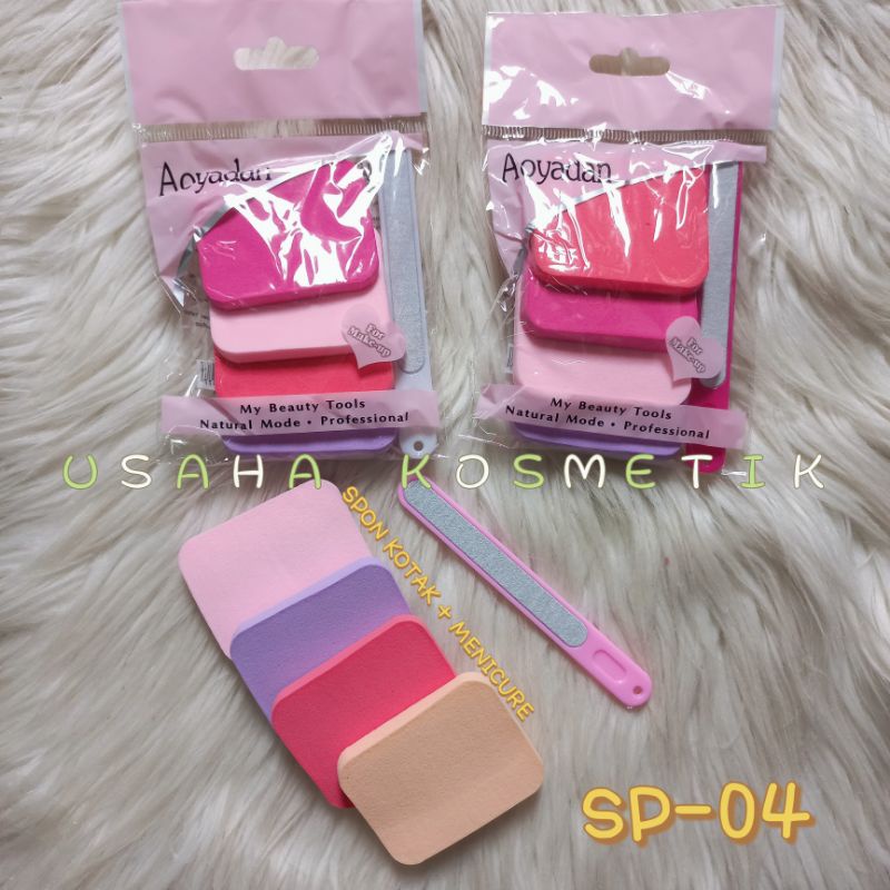 PROMO!! SPON BEDAK+PEDICURE / PEDICURE KUKU/SPON BEDAK/SPONGE MAKEUP SP-01