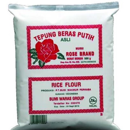 

Tepung Beras 500gr/ Kemasan Rose Brand