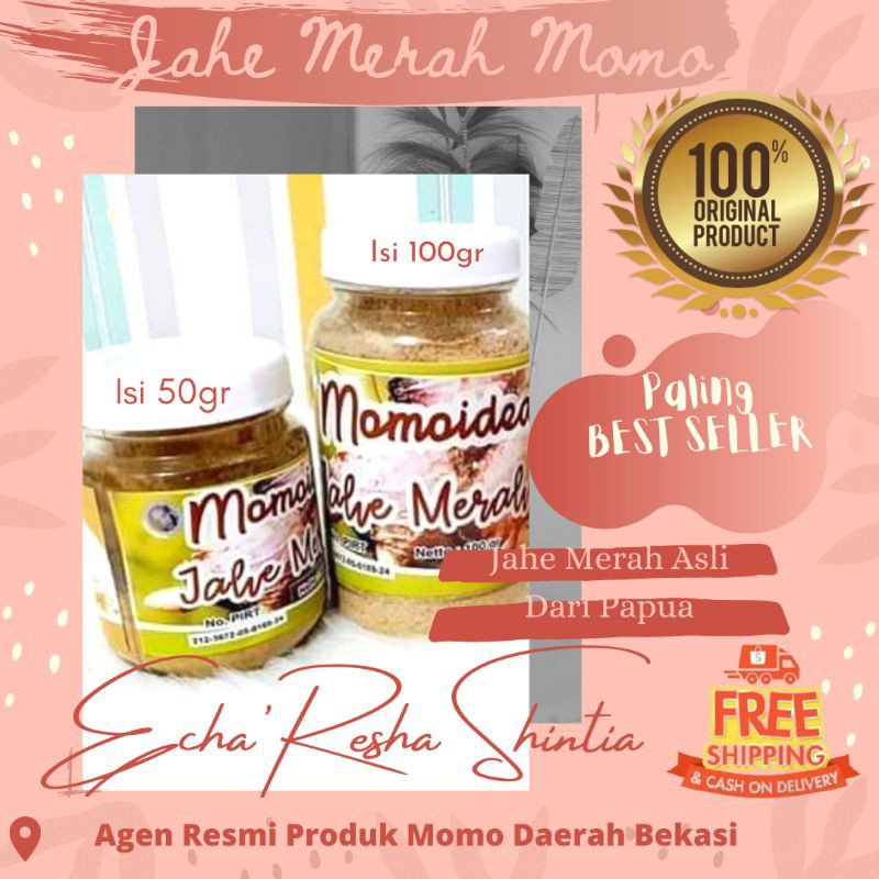 TERLARIS  BISA COD  JAHE MERAH MOMO ASLI PAPUA 100% ORIGINAL